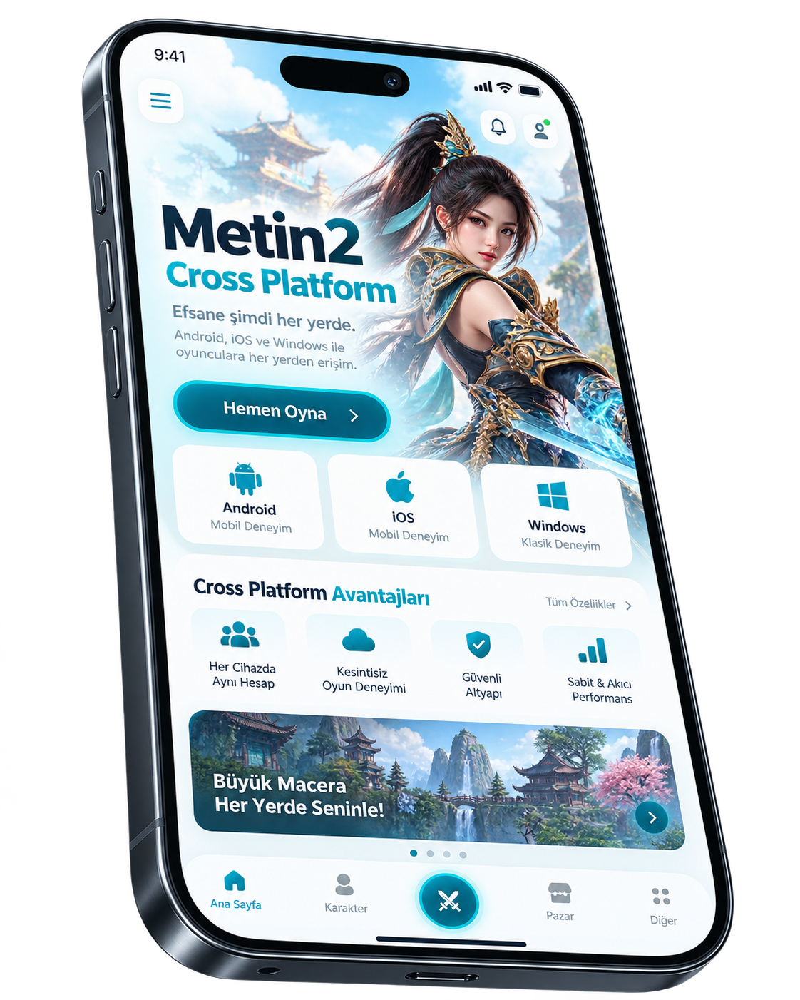 Metin2 Cross Platform mobil telefon sürümü