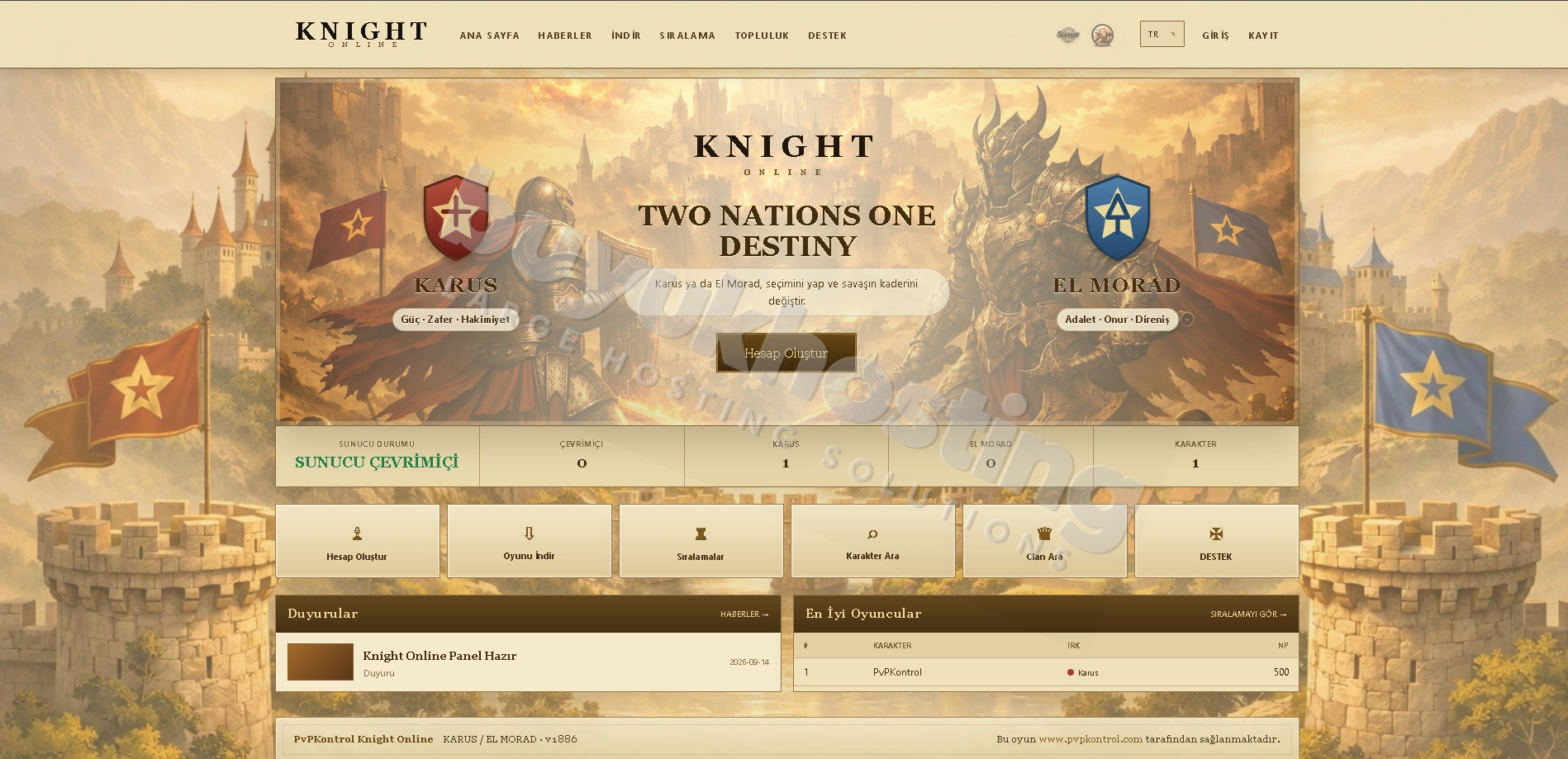 Knight Online Panellerimiz görseli 1