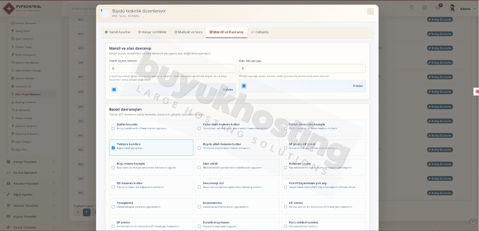 Skill Proto Yönetimi (11/14) Skill Proto Yönetimi ekran görüntüsü 11/14