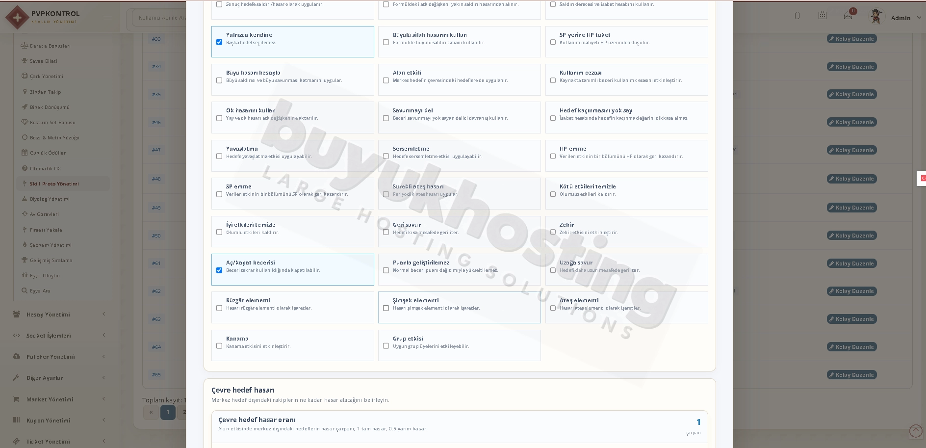 Skill Proto Yönetimi (12/14) Skill Proto Yönetimi ekran görüntüsü 12/14