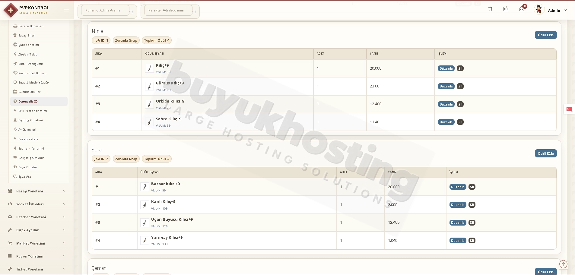 Otomatik OX Yönetimi (2/5) Otomatik OX Yönetimi ekran görüntüsü 2/5