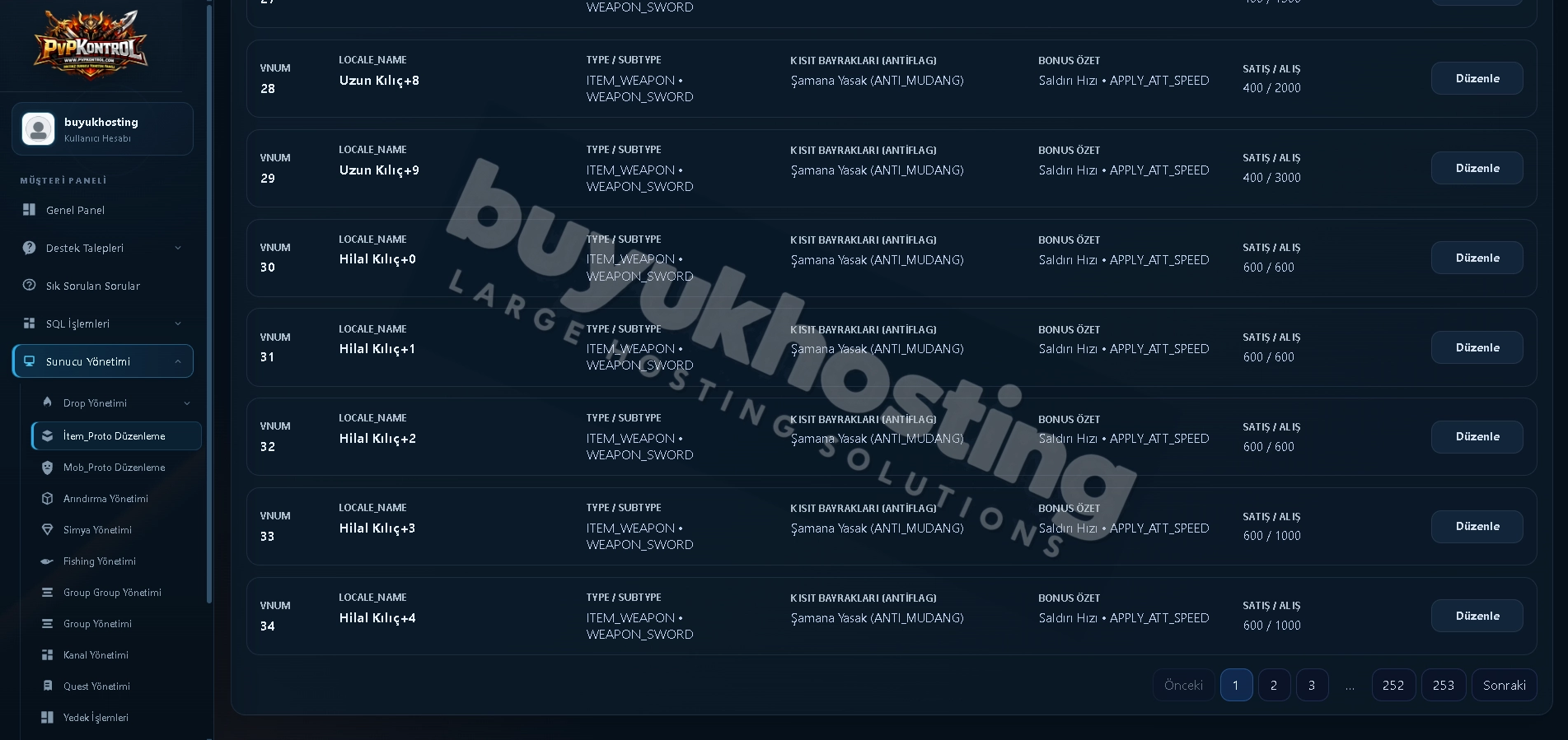Kontrol Paneli İtem Proto TXT Düzenleme görseli 2