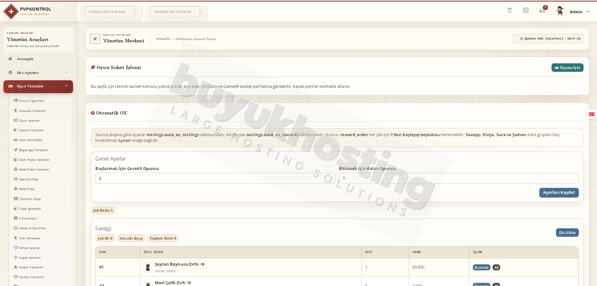 Otomatik OX Yönetimi (4/5) Otomatik OX Yönetimi ekran görüntüsü 4/5