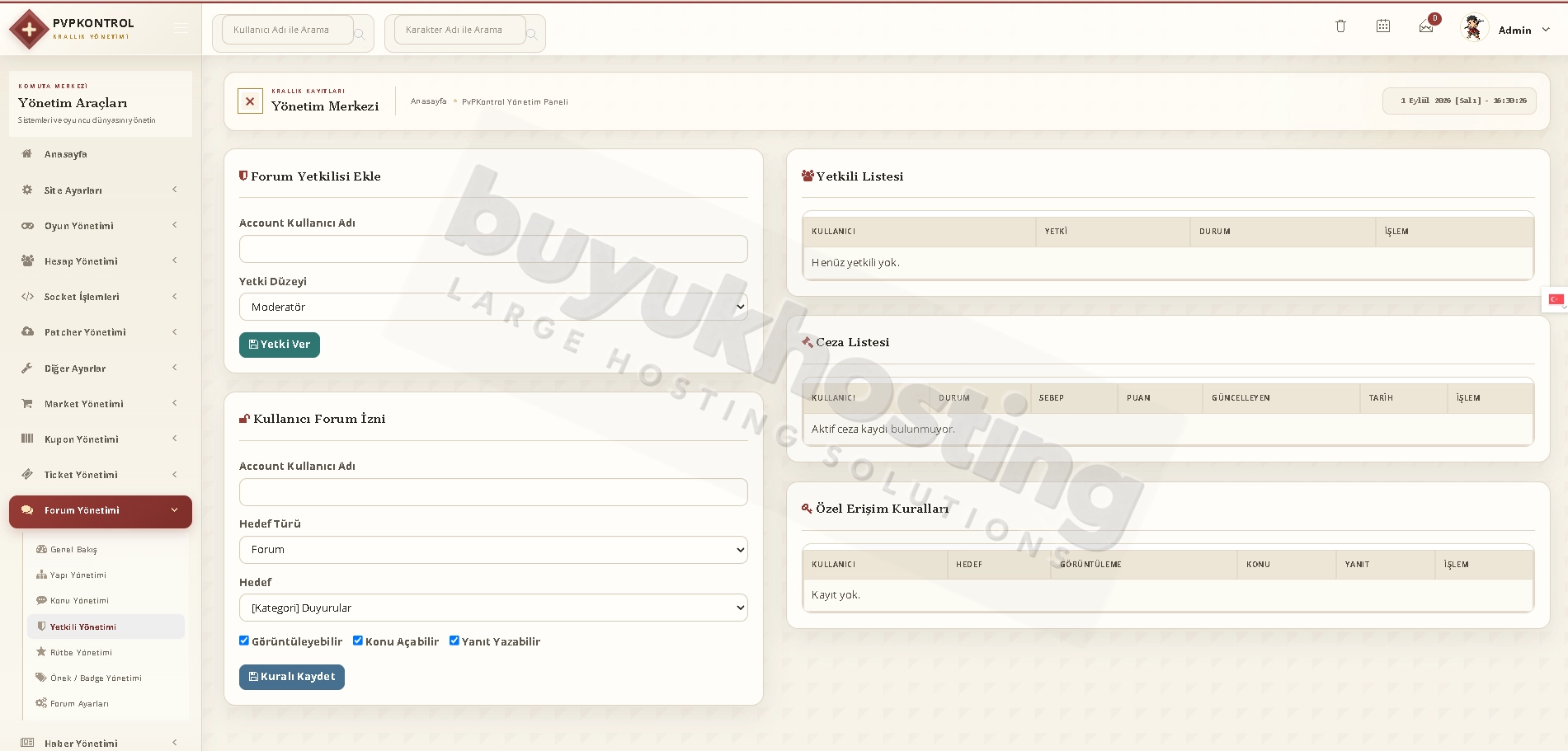 Forum Yönetim Sayfalarımız (7/14) Forum Yönetim Sayfalarımız ekran görüntüsü 7/14